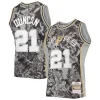 Meraviglioso Tim Duncan San Antonio Spurs Hardwood Classics 1998/99 Lunar New Year Swingman Jersey Black per i Fan Veri