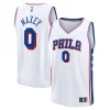 Duraturo Pratico Stupendo Tyrese Maxey Philadelphia 76ers Youth Fast Break Replica Player Jersey Association Edition White per i Fan Veri