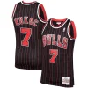 Elegante Meraviglioso Fascinante Toni Kukoc Chicago Bulls 1995/96 Hardwood Classics Swingman Jersey Black per i Fan Veri