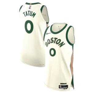 Cool Elegante Carino Nike Jayson Tatum Boston Celtics Authentic Jersey City Edition White per i Fan Veri