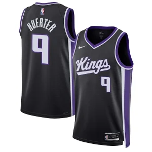 Accattivante Magnifico Kevin Huerter Sacramento Kings Nike Unisex Swingman Jersey Icon Edition Black per i Fan Veri