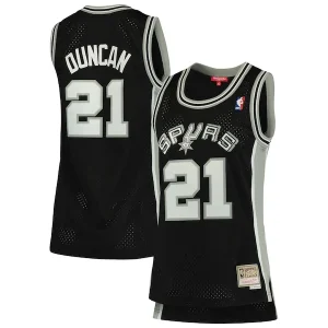 Versatile Stupendo Delizioso Tim Duncan San Antonio Spurs Women's 1998/99 Hardwood Classics Swingman Jersey Black per i Fan Veri