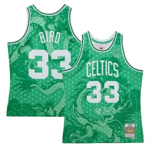Comodo Bellissimo Pratico Larry Bird Boston Celtics 1985/86 Hardwood Classics Asian Heritage 6.0 Swingman Throwback Player Jersey Kelly Green per i Fan Veri