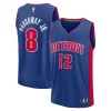 Accattivante Trendy Meraviglioso Tim Hardaway Jr. Detroit Pistons Fast Break Replica Player Jersey Icon Edition Blue per i Fan Veri