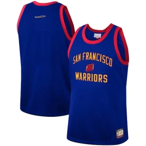 Prestigioso Cool Duraturo Golden State Warriors Hardwood Classics Team Heritage Fashion Jersey Royal per i Fan Veri