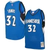 Duraturo Versatile Karl Anthony Towns Minnesota Timberwolves 2015/16 Swingman Jersey Blue per i Fan Veri