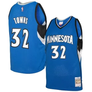 Duraturo Versatile Karl Anthony Towns Minnesota Timberwolves 2015/16 Swingman Jersey Blue per i Fan Veri