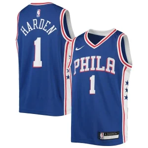 Bellissimo James Harden Philadelphia 76ers Nike Youth Swingman Jersey Icon Edition Royal per i Fan Veri
