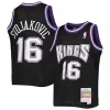 Meraviglioso Cool Peja Stojakovic Sacramento Kings Youth 2001/02 Hardwood Classics Swingman Jersey Black per i Fan Veri
