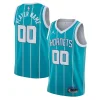 Elegante Charlotte Hornets Jordan Brand 2020/21 Swingman Custom Jersey Icon Edition Teal per i Fan Veri