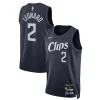 Fantastico Versatile Trendy Kawhi Leonard LA Clippers Nike Unisex 2023/24 Swingman Jersey Navy City Edition per i Fan Veri