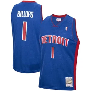 Lussuoso Chauncey Billups Detroit Pistons 2003/04 Hardwood Classics Swingman Jersey Royal per i Fan Veri