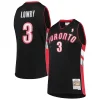 Bellissimo Comodo Classico Kyle Lowry Toronto Raptors 2001/02 Hardwood Classics Swingman Jersey Black per i Fan Veri
