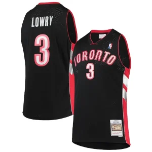 Bellissimo Comodo Classico Kyle Lowry Toronto Raptors 2001/02 Hardwood Classics Swingman Jersey Black per i Fan Veri