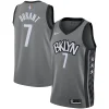 Bellissimo Meraviglioso Kevin Durant Brooklyn Nets Nike 2019/2020 Swingman Jersey Statement Edition Gray per i Fan Veri