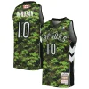 Prestigioso DeMar DeRozan Toronto Raptors 2011/12 Hardwood Classics Swingman Jersey Camo per i Fan Veri