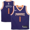 Sofisticato Classico Comodo Devin Booker Phoenix Suns Nike Preschool Replica Jersey Purple Icon Edition per i Fan Veri