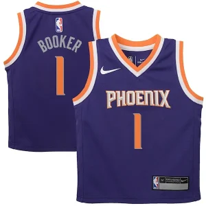 Sofisticato Classico Comodo Devin Booker Phoenix Suns Nike Preschool Replica Jersey Purple Icon Edition per i Fan Veri