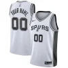 Moderno Raffinato San Antonio Spurs Nike Custom Swingman Jersey White Association Edition per i Fan Veri
