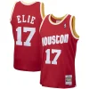 Magnifico Mario Elie Houston Rockets 1993/94 Hardwood Classics Swingman Jersey Red per i Fan Veri