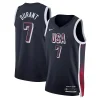 Resistente Attraente Raffinato Kevin Durant USA #7 Nike 2024 Swingman Player Jersey Navy per i Fan Veri
