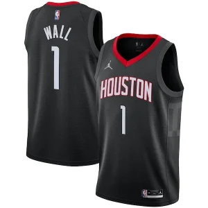 Accattivante Moderno Incantevole John Wall Houston Rockets Jordan Brand 2020/21 Swingman Jersey Statement Edition Black per i Fan Veri