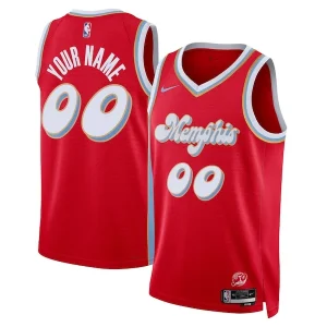 Stupendo Cool Memphis Grizzlies Nike Unisex 2024/25 Custom Swingman Jersey City Edition Red per i Fan Veri