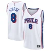 Duraturo Paul George Philadelphia 76ers Youth Fast Break Replica Player Jersey Association Edition White per i Fan Veri