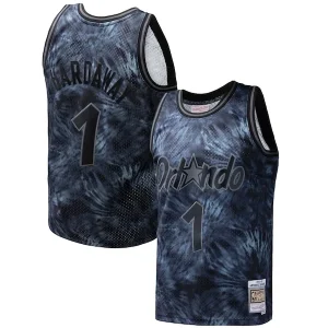 Gorgeous Penny Hardaway Orlando Magic Hardwood Classics 1984/85 Tie Dye Swingman Jersey Black per i Fan Veri