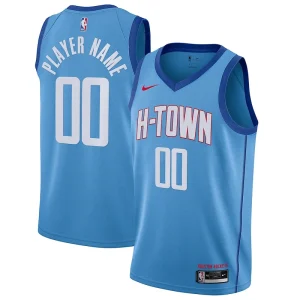 Ottimo Gorgeous Houston Rockets Nike 2020/21 Swingman Custom Jersey Blue City Edition per i Fan Veri