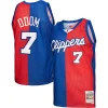 Elegante Prestigioso Versatile Lamar Odom LA Clippers Hardwood Classics 2000/01 Split Swingman Jersey Royal/Red per i Fan Veri