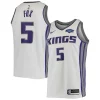 Magnifico Delizioso De'Aaron Fox Sacramento Kings Nike Swingman Player Jersey Association Edition White per i Fan Veri