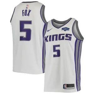 Magnifico Delizioso De'Aaron Fox Sacramento Kings Nike Swingman Player Jersey Association Edition White per i Fan Veri