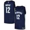Accattivante Incantevole Bellissimo Ja Morant Memphis Grizzlies Nike Swingman Player Jersey Icon Edition Navy per i Fan Veri