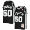 Pratico Accattivante David Robinson San Antonio Spurs Youth 1998/99 Hardwood Classics Swingman Jersey Black per i Fan Veri