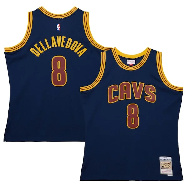 Prestigioso Bellissimo Incantevole Matthew Dellavedova Cleveland Cavaliers 2015/16 Hardwood Classics Swingman Jersey Navy per i Fan Veri