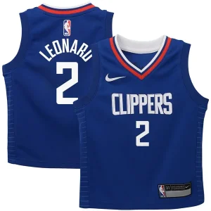 Magnifico Fascinante Ottimo Kawhi Leonard LA Clippers Nike Toddler 2020/21 Replica Jersey Icon Edition Royal per i Fan Veri