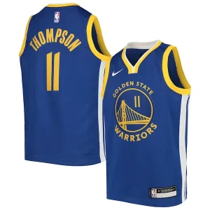 Splendido Gorgeous Klay Thompson Golden State Warriors Nike Youth Team Swingman Jersey Icon Edition Blue per i Fan Veri
