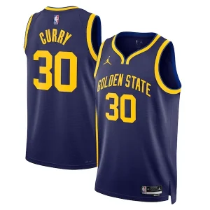 Comodo Accattivante Stephen Curry Golden State Warriors Jordan Brand Unisex Swingman Jersey Statement Edition Navy per i Fan Veri