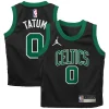 Eccezionale Duraturo Jayson Tatum Boston Celtics Jordan Brand Preschool 2022/23 Replica Jersey Statement Edition Black per i Fan Veri