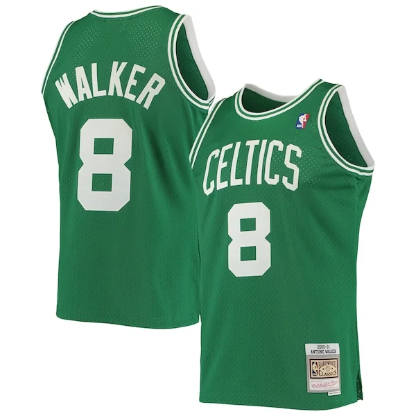 Meraviglioso Stupendo Magnifico Antoine Walker Boston Celtics 2001/02 Hardwood Classics Swingman Jersey Kelly Green per i Fan Veri