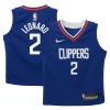 Splendido Prestigioso Robusto Kawhi Leonard LA Clippers Nike Preschool Dri FIT Swingman Player Jersey Icon Edition Royal per i Fan Veri