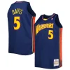 Cool Baron Davis Golden State Warriors Big & Tall Hardwood Classics 2006/07 Swingman Jersey Navy per i Fan Veri