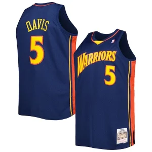 Cool Baron Davis Golden State Warriors Big & Tall Hardwood Classics 2006/07 Swingman Jersey Navy per i Fan Veri