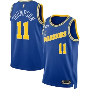 Accattivante Klay Thompson Golden State Warriors Nike Swingman Jersey Classic Edition Blue per i Fan Veri