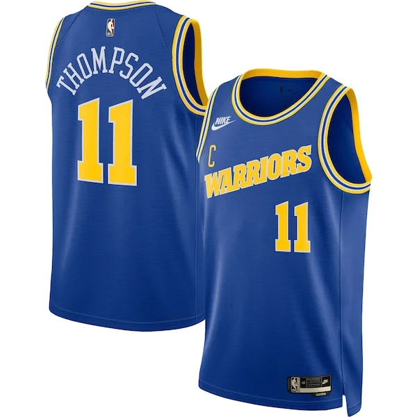 Accattivante Klay Thompson Golden State Warriors Nike Swingman Jersey Classic Edition Blue per i Fan Veri