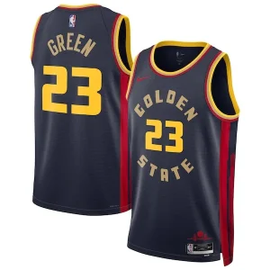 Meraviglioso Draymond Green Golden State Warriors Nike Unisex 2024/25 Swingman Player Jersey City Edition Navy per i Fan Veri