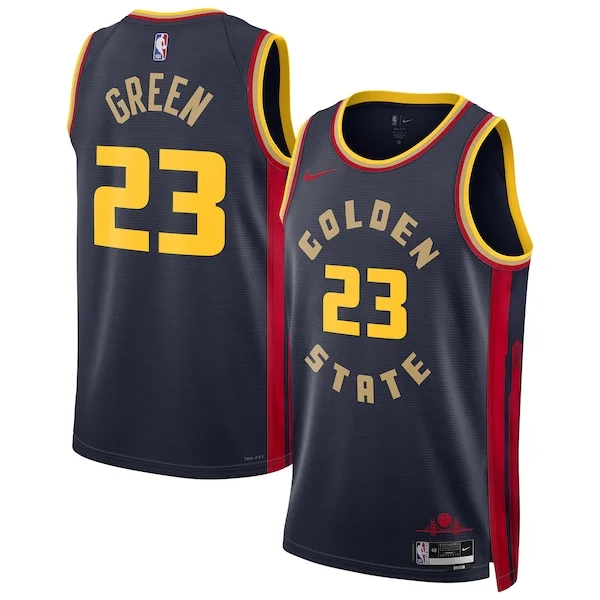 Meraviglioso Draymond Green Golden State Warriors Nike Unisex 2024/25 Swingman Player Jersey City Edition Navy per i Fan Veri