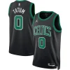 Moderno Eccezionale Jayson Tatum Boston Celtics Jordan Brand Unisex Swingman Jersey Statement Edition Black per i Fan Veri