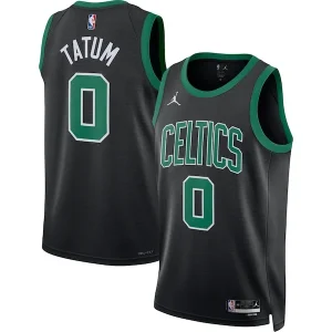 Moderno Eccezionale Jayson Tatum Boston Celtics Jordan Brand Unisex Swingman Jersey Statement Edition Black per i Fan Veri